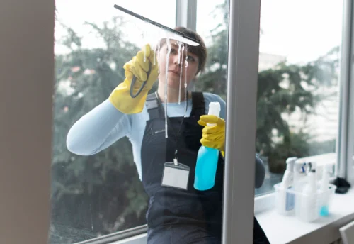 Nettoyage de vitres intérieures et extérieures à Cintré